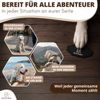 Braune HAVERO Hundeleine für Spaziergänge, Wanderungen und Ausflüge mit Hund